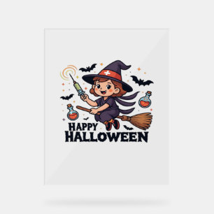 Glückliches Halloween-Shirt - Spooky Niedlich Medi Acrylschild