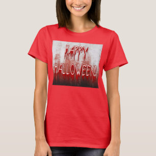 Glückliches Halloween-T-Shirt gestresste Frauen T-Shirt