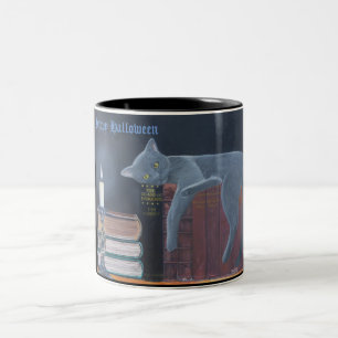 Glückliches Halloween Zweifarbige Tasse