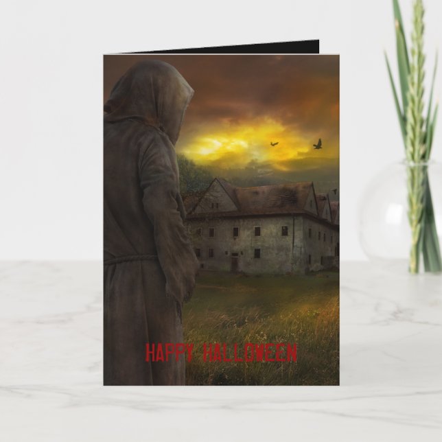 Glückliches Haloween - Karte (Vorderseite)