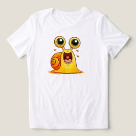 Glückliches Herz-Schnecken-Frauen-Natur-T-Shirt Tri-Blend Shirt