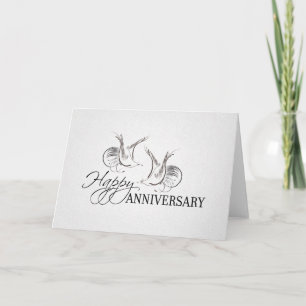 glückliches Hochzeitstag-Jubiläum herzlichen Glück Karte