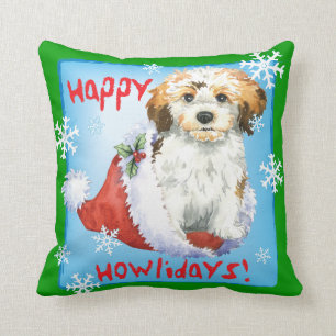 Glückliches Howliday Havanese Kissen