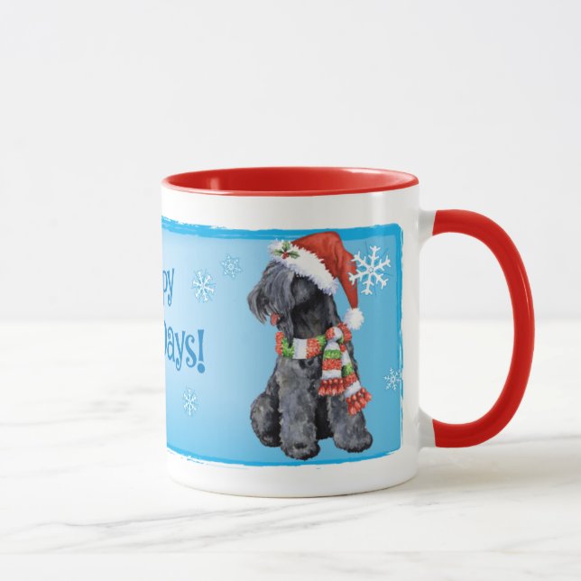 Glückliches Howliday Kerry Blau Terrier Tasse (Rechts)
