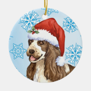 Glückliches Howlidays Englisch Cocker spaniel Keramik Ornament