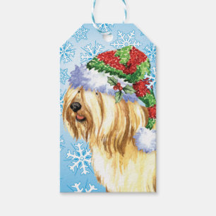 Glückliches Howlidays tibetanisches Terrier Geschenkanhänger