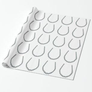 Glückliches Hufeisen Geschenkpapier