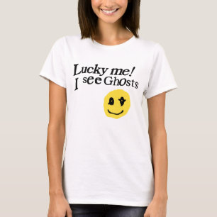 Glückliches Ich sehe Geister T-Shirt