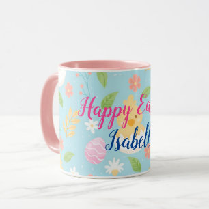 Glückliches individuelles Osterei-Huhn Tasse