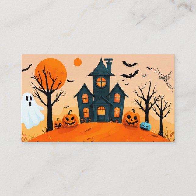 glückliches Jahr Visitenkarte (Vorderseite)