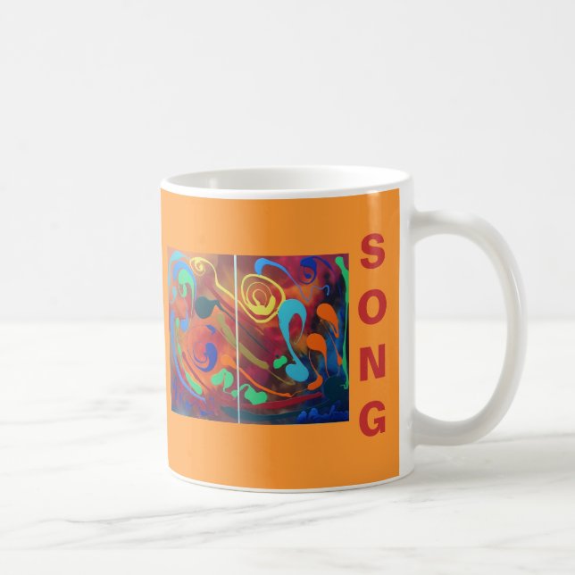 Glückliches Katzen-Tassen-Gold Kaffeetasse (Rechts)