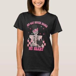 glückliches Katzenmädchen Anti-Valentinstag T-Shirt