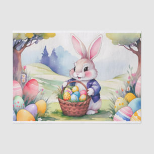 Glückliches kleines Kaninchen 1, Ostern Seidenpapier