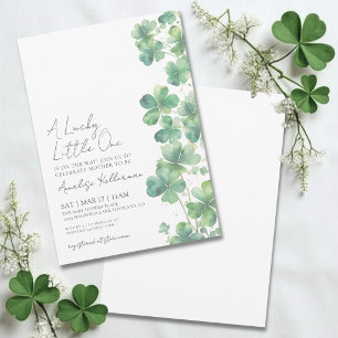 Glückliches Kleines St. Patrick's Day Baby Shower Einladung