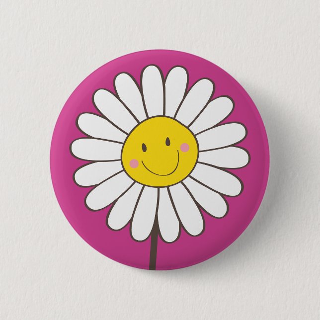 Glückliches lächelndes wunderliches button (Vorderseite)