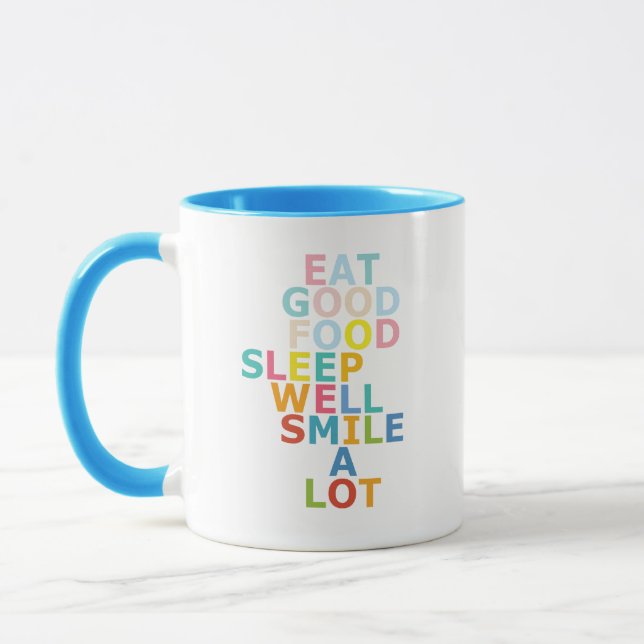 Glückliches Leben Tasse (Links)