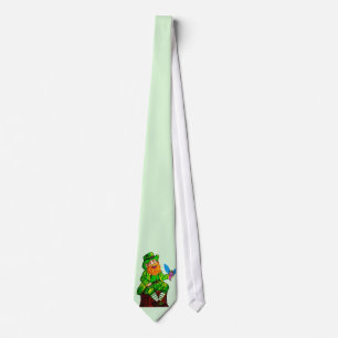 GLÜCKLICHES LEPRECHAUN UND FAIRENFREUND KRAWATTE