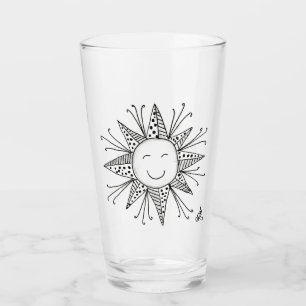 Glückliches Liter-Glas Glas