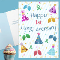 Glückliches Lungen-Versary-Kundenspezifisch