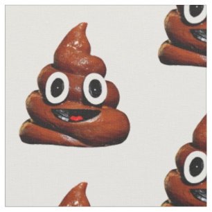 glückliches lustiges Koto-Emoji-Stoff Stoff