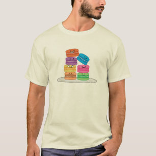 Glückliches Macarons T-Shirt