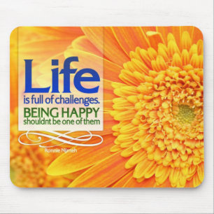 Glückliches motivierend Mousepad sein