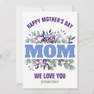 GLÜCKLICHES MUTTERTAG MAMA GESCHENKT EINLADUNG