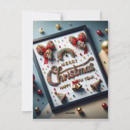 glückliches neues Jahr Feiertagskarte