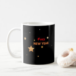 glückliches neues Jahr Kaffeetasse