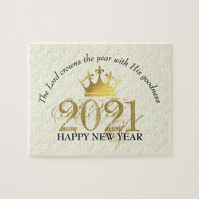 GLÜCKLICHES NEUJAHR | Der Herr kront das Jahr | 20 (Horizontal)