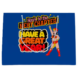 GLÜCKLICHES NEUJAHR GROßE GESCHENKTÜTE