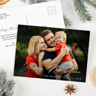 GLÜCKLICHES NEUJAHR   Grußkarte Postkarte