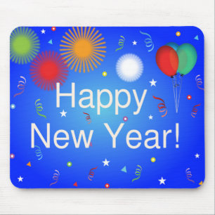GLÜCKLICHES NEUJAHR MOUSEPAD