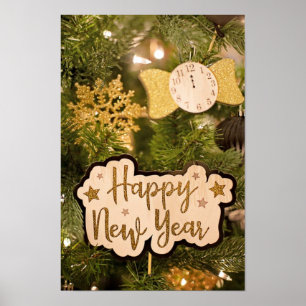 GLÜCKLICHES NEUJAHR POSTER