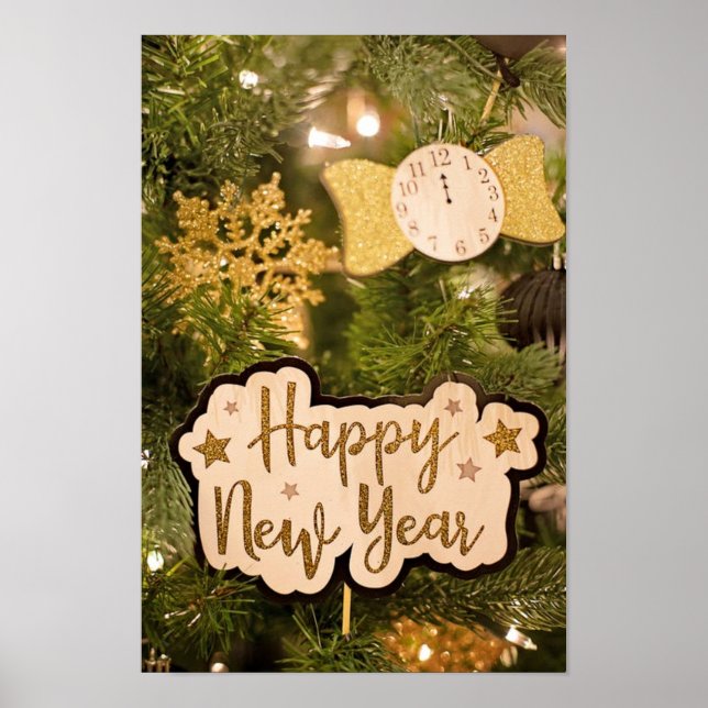 GLÜCKLICHES NEUJAHR POSTER (Vorne)