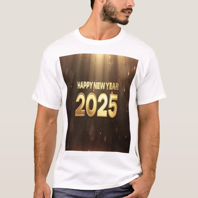 GLÜCKLICHES NEUJAHRESMANS SHIRT (Vorderseite)