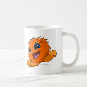 Glückliches orange JubJub Kaffeetasse