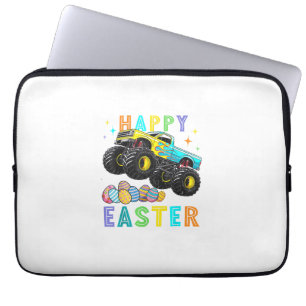 Glückliches Osterfest Monstertruck Ostereier für J Laptopschutzhülle