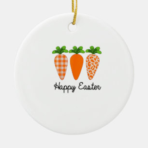 Glückliches Ostern Karotte Süßes Ostern T-Shirt Keramik Ornament