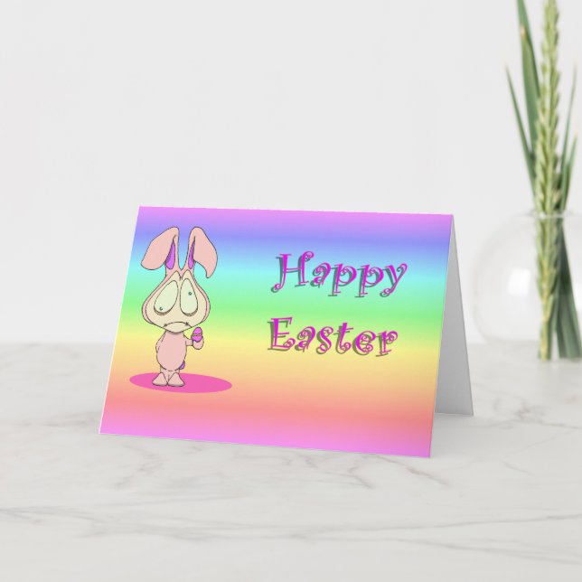 Glückliches Ostern-Meisterstück Lil Ralphie Feiertagskarte (Vorderseite)