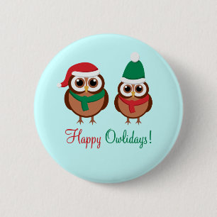 Glückliches Owlidays Button