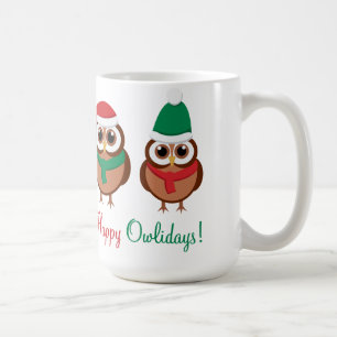 Glückliches Owlidays Kaffeetasse