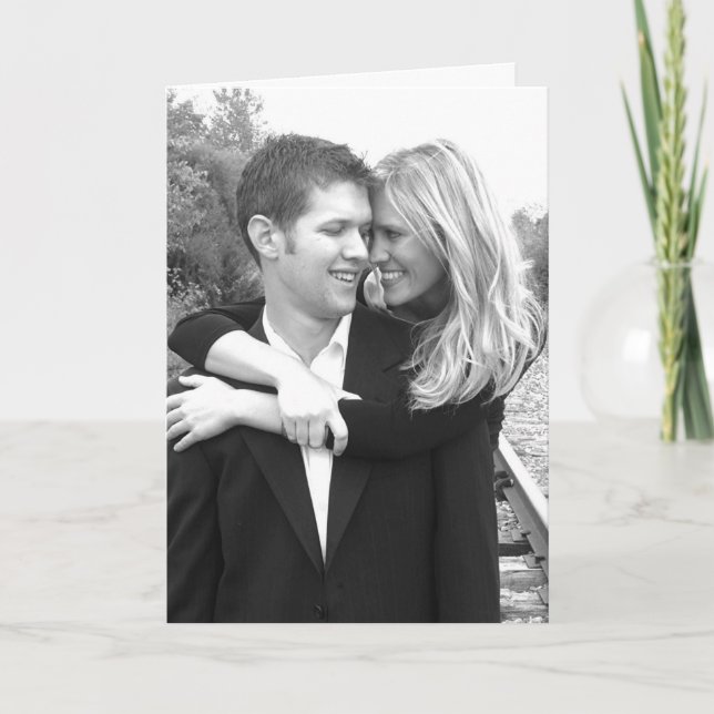 Glückliches Paar Ankündigung (Vorderseite)