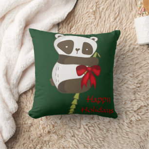 Glückliches Panda-Fest Kissen