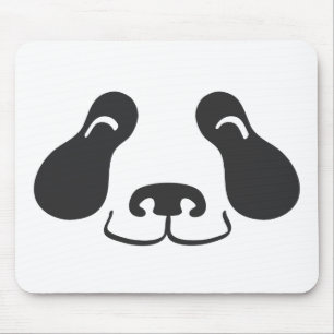 Glückliches Panda-Gesicht Mousepad