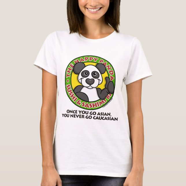 Glückliches Panda-Shirt 3 T-Shirt (Vorderseite)