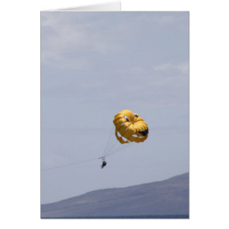 Glückliches Parasailer