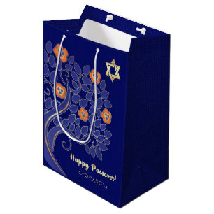 Glückliches Passahfest. Geschenk-Taschen Mittlere Geschenktüte
