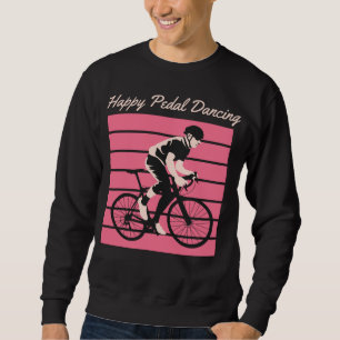 Glückliches Pedal-Tanzen - Cooles Fahrradfahrer-De Sweatshirt