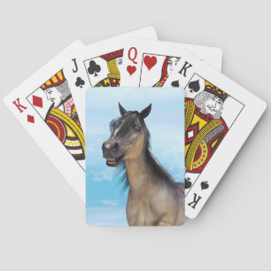 Glückliches Pferd Spielkarten